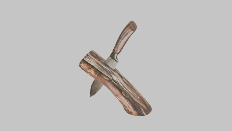 Damastmesser - STL Datei